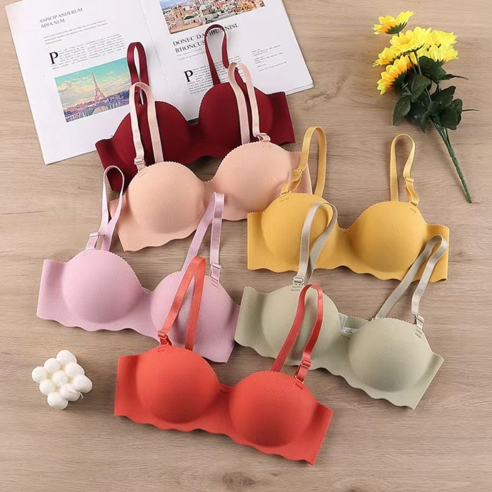 Wirefree Bra Comfort - บราไร้ตะเข็บที่ทันสมัยและสวมใส่สบาย ปรับได้ สีสันสดใส บราดันทรง ยกกระชับ ป้องกันการหย่อนคล้อย