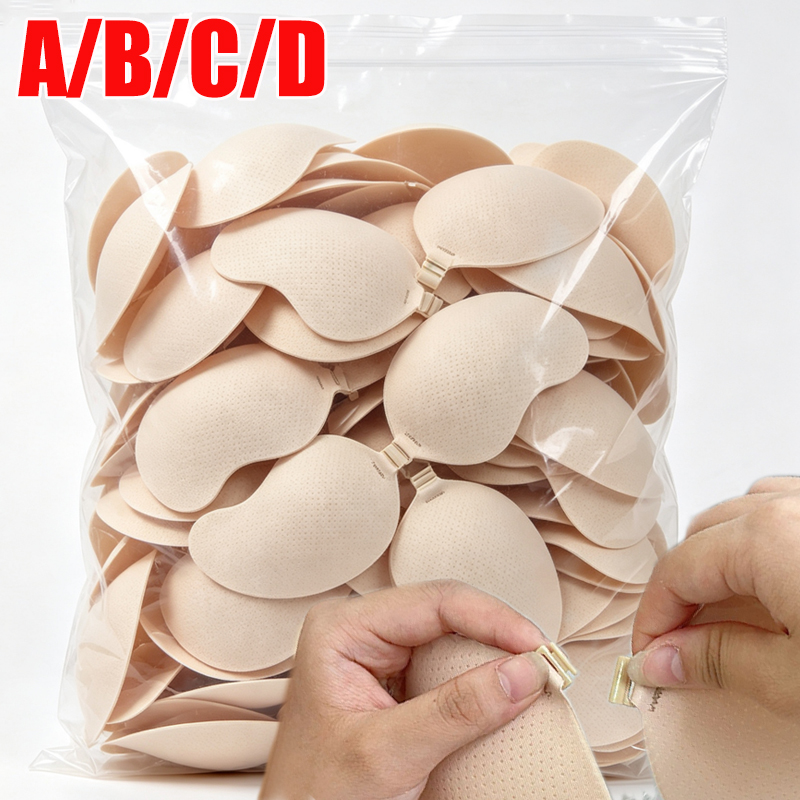 Strapless Bra Adhesive - บราไร้สายแบบไม่มีสายสำหรับผู้หญิง บราไร้ตะเข็บแบบปิดด้านหน้า บราเล็ตต์ชุดชั้นในพร้อมแผ่นซิลิโคนติดตัว