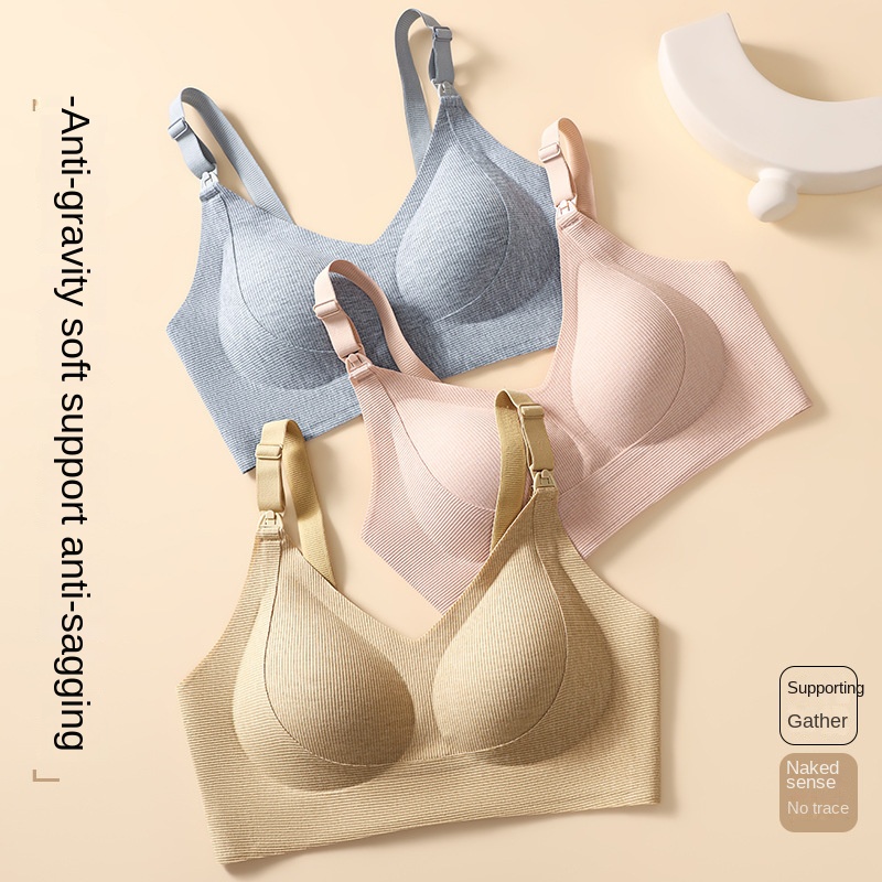 Nursing Bra Clip - หลังคลอดพยาบาลBraพร้อมคลิปด้านหน้า 2025 ใหม่การตั้งครรภ์Full Side Coverage &