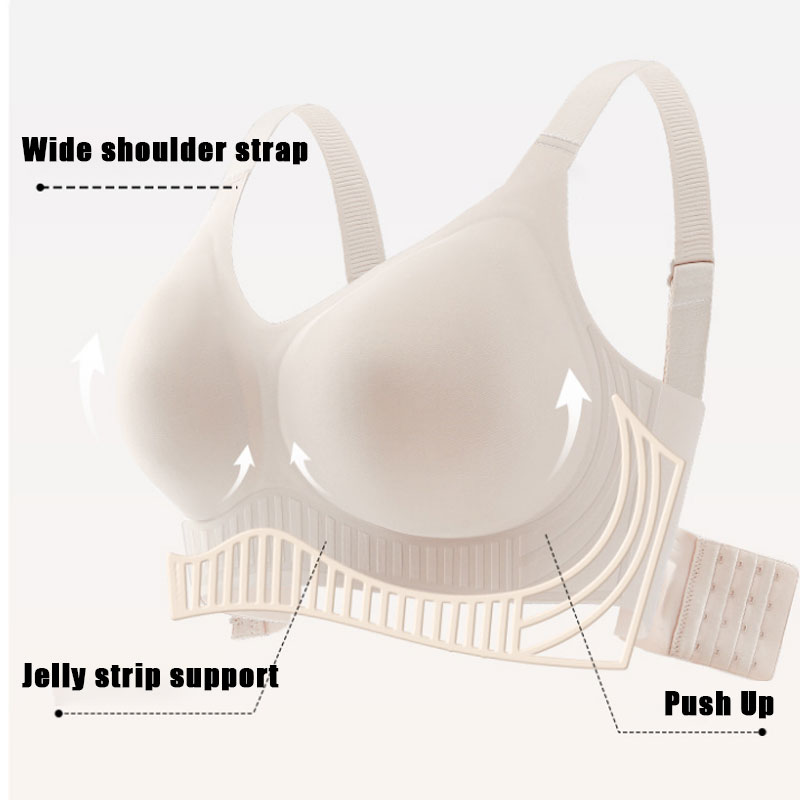 Minimizer Bra Women - บราไร้โครงขนาดใหญ่ ครอบคลุมเต็มที่ ใส่สบาย ไม่มีโครงเหล็ก ยกกระชับทรงสวย ไซส์