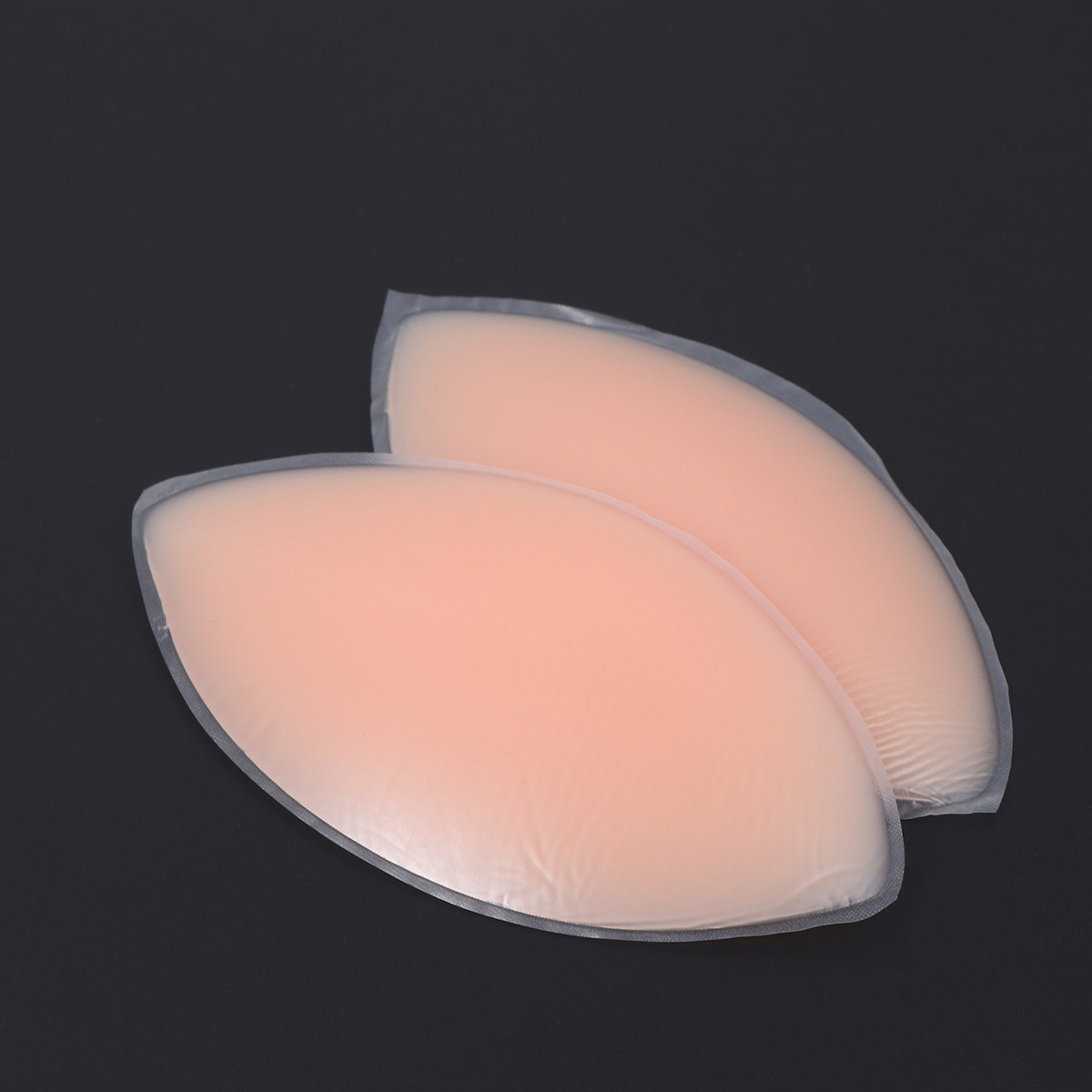 Strapless Bra Adhesive - แผ่นซิลิโคนปิดหน้าอกแบบคู่ แผ่นรองหน้าอกแบบมีกาวในตัว ใช้ซ้ำได้ เหมาะสำหรับเสื้อคอเว้าลึก ชุดเดรสเกาะอก และชุดว่ายน้ำ
