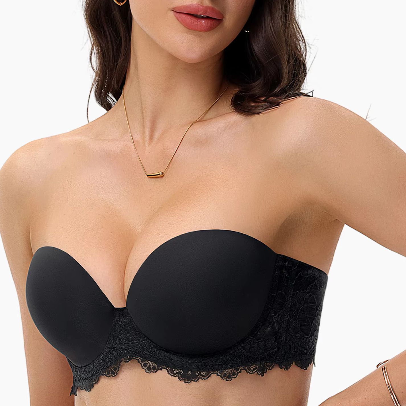 Convertible Bra Multiway - บราผู้หญิงแบบใหม่ เซ็กซี่ ชุดชั้นในลูกไม้ บราเล็ตต์ บราดันทรง บราไร้สาย