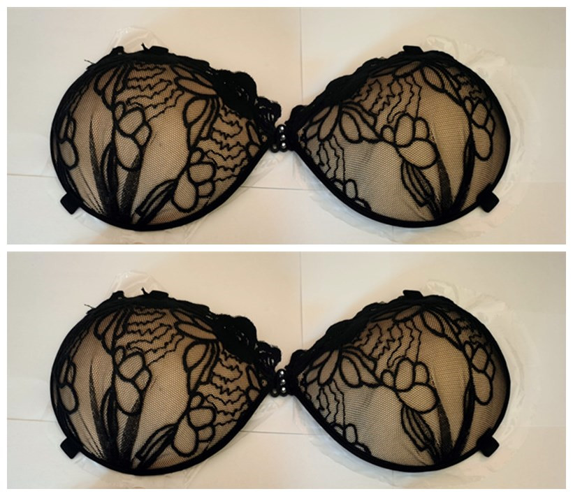 Backless Bra Sticky - บราซิลิโคนไร้สายแบบแปะ ปักลายลูกไม้เซ็กซี่สำหรับผู้หญิง ช่วยยกกระชับหน้าอก ให้ดูอวบอิ่ม ไร้รอยต่อ สวมใส่สบาย