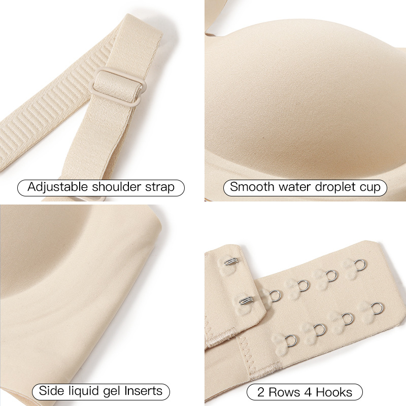 บราไร้โครงแบบเจลลี่ คัพวีลึก ส - Wirefree Bra Comfort บทวิจารณ์และราคา