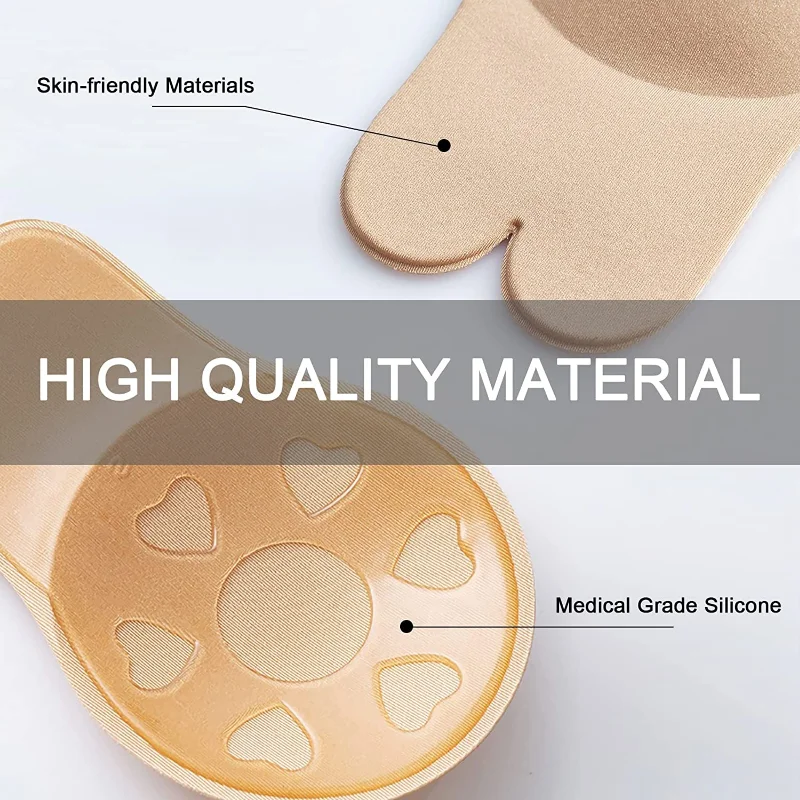 บราดันทรงแบบแปะซิลิโคนไร้สาย บ - Strapless Bra Adhesive บทวิจารณ์และราคา