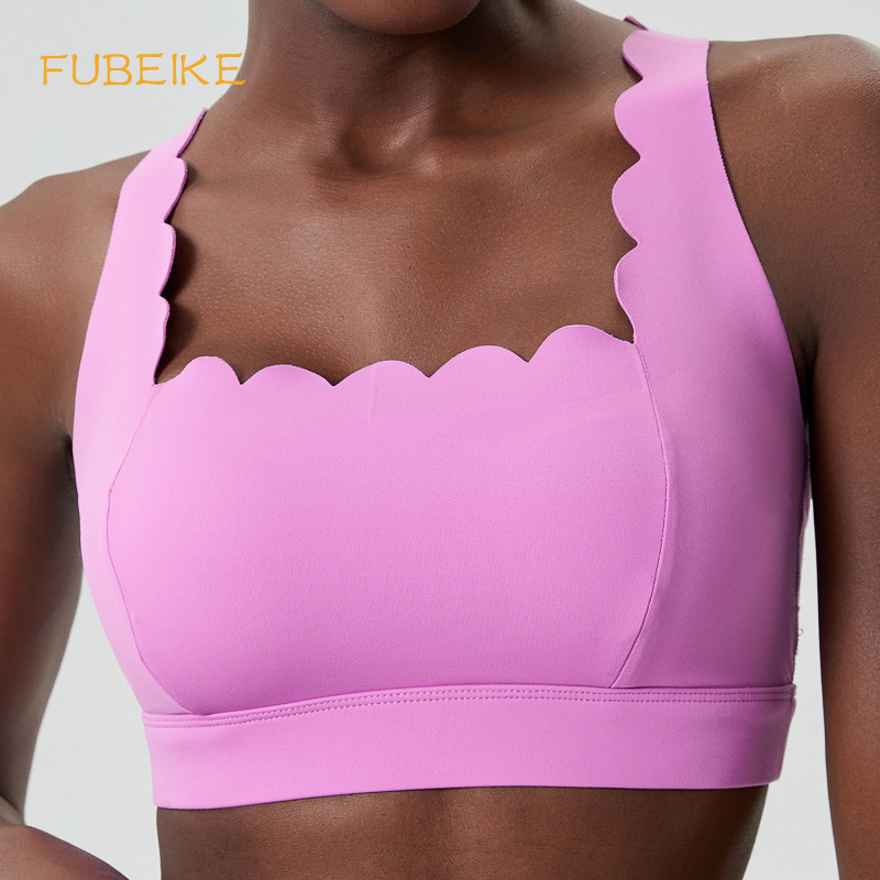 FUBEIKE คลื่นขนาดเล็กสายคล้องไ - Sports Bra Racerback บทวิจารณ์และราคา