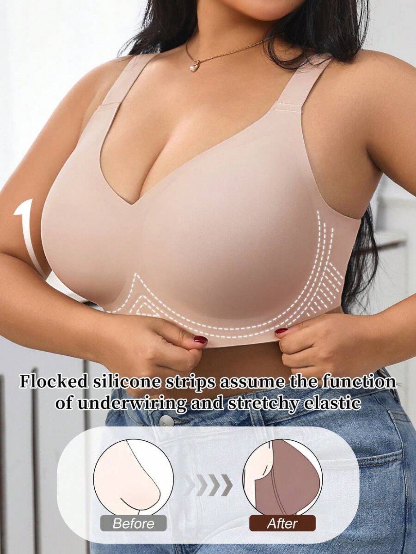 สปอร์ตบราสำหรับผู้หญิงแบบซัพพอ - Wirefree Bra Comfort บทวิจารณ์และราคา