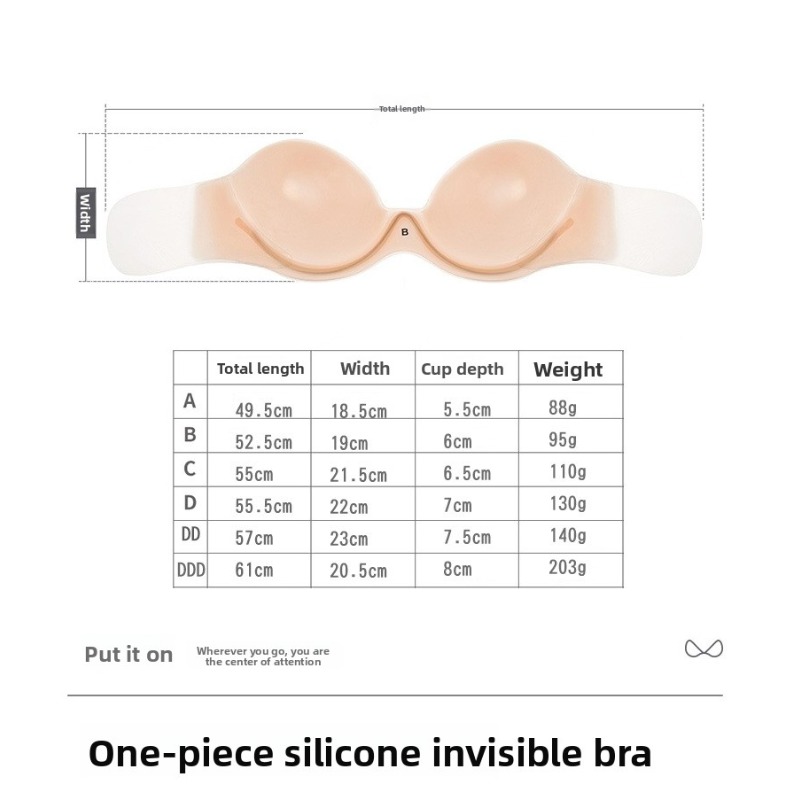 บราซิลิโคนไร้สายแบบแปะ ยกกระชั - Backless Bra Sticky บทวิจารณ์และราคา