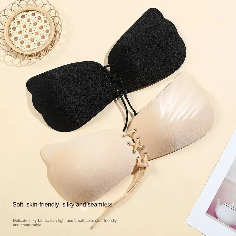 บราไร้สายแบบแปะ ซิลิโคนบาง ไร้ - Strapless Bra Adhesive บทวิจารณ์และราคา