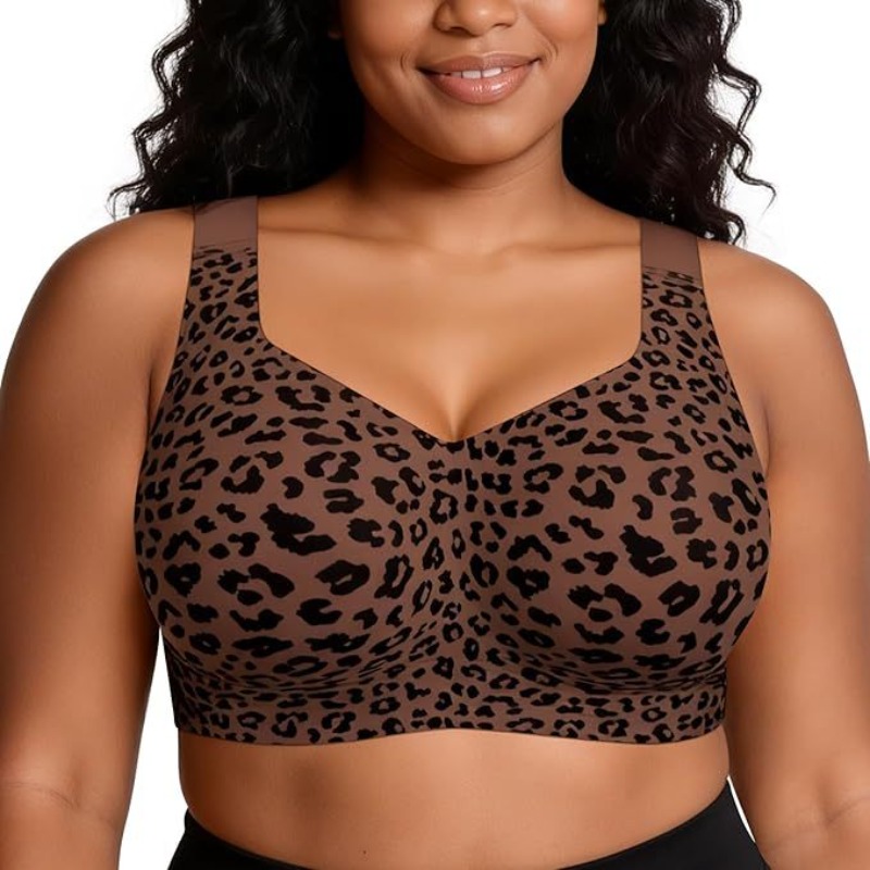 บราเล็ปท์ลายเสือดาว ไม่มีโครง  - Underwire Bra Padded บทวิจารณ์และราคา