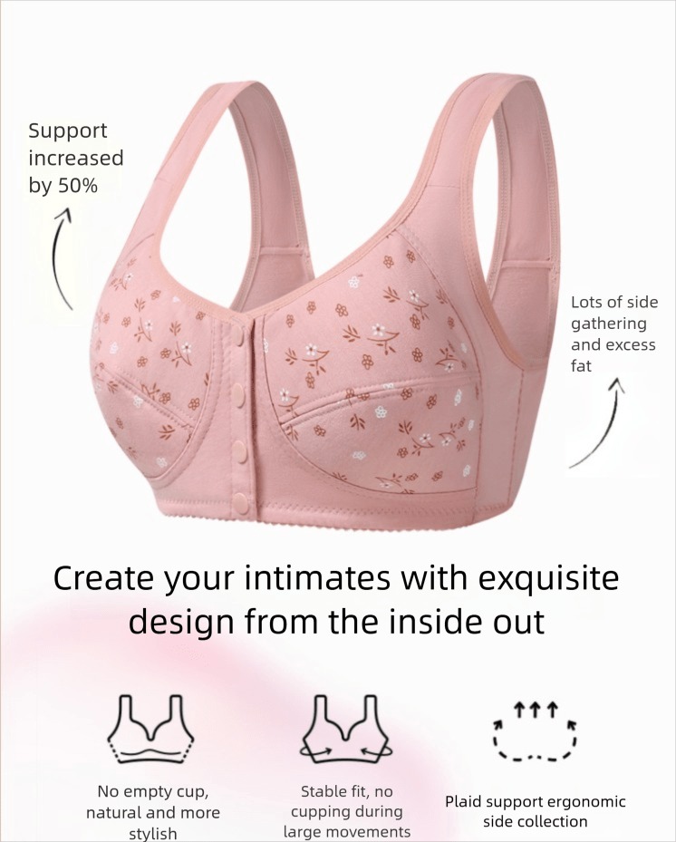 ชุดชั้นในลูกไม้แบบไร้ตะเข็บ 7  - Underwire Bra Padded บทวิจารณ์และราคา