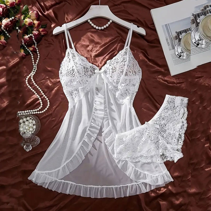 Soft Sheer Nighty ชุดนอนขาย Ni - Sheer Mesh Bra บทวิจารณ์และราคา