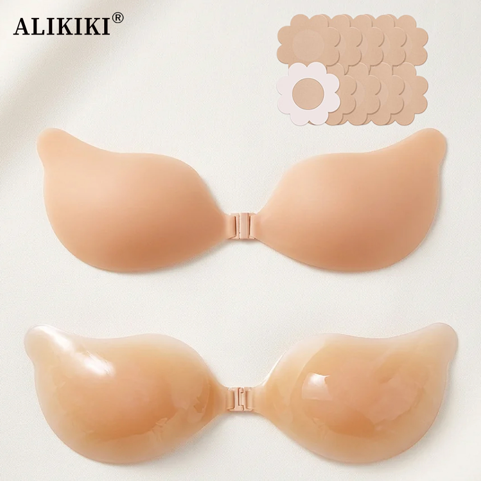 บราซิลิโคนแบบมีกาวในตัว บราแบบ - Backless Bra Sticky บทวิจารณ์และราคา