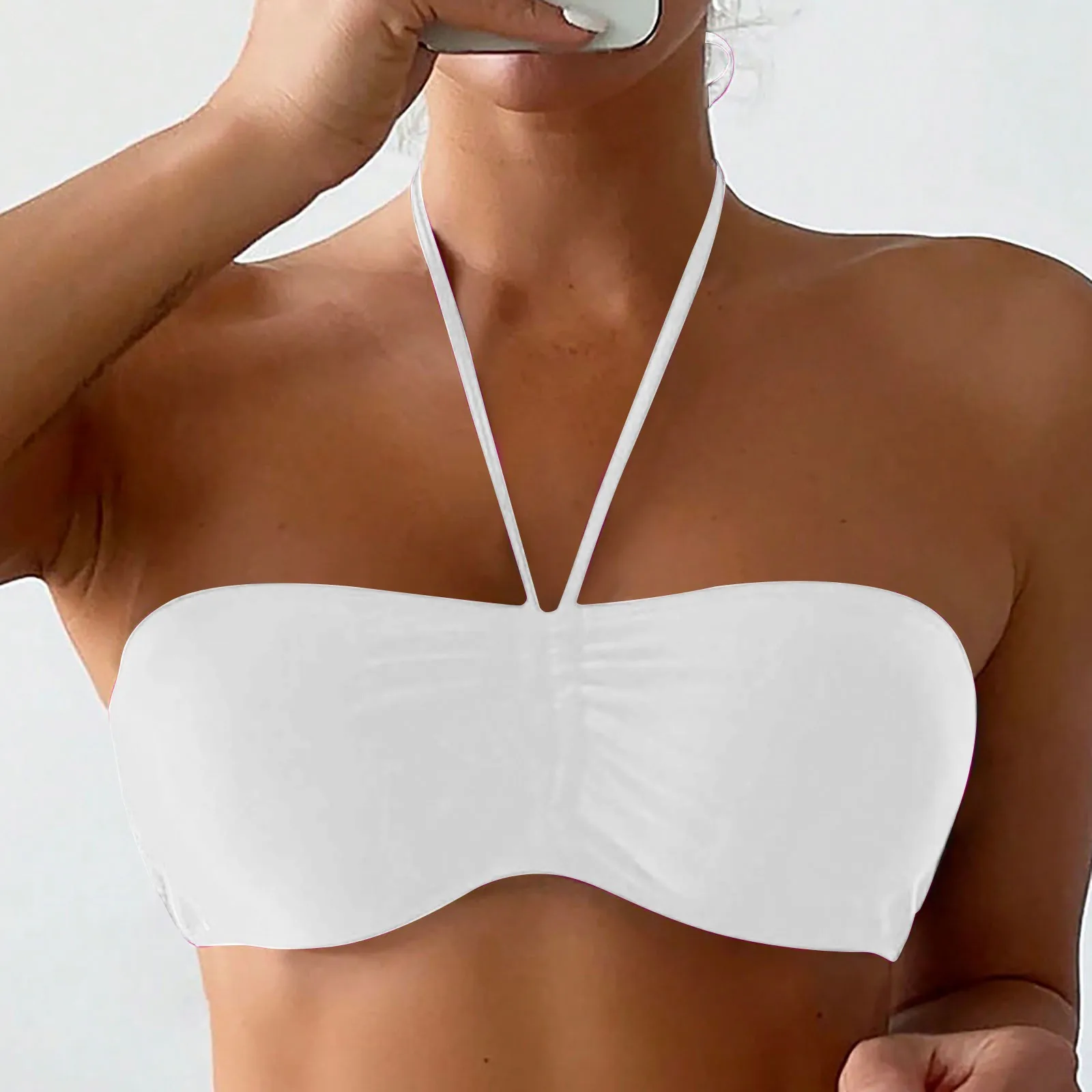 ผู้หญิง Underwire บิกินี่ Top  - Underwire Bra Padded บทวิจารณ์และราคา