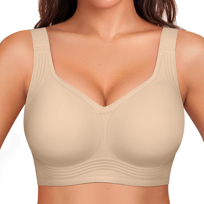 บราไร้สายสำหรับสาวพลัสไซส์ บรา - Plunge Bra Push Up บทวิจารณ์และราคา