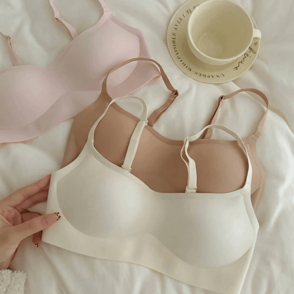 ชุดชั้นในไร้รอยต่อแบบบาง ยกกระ - Wirefree Bra Comfort บทวิจารณ์และราคา