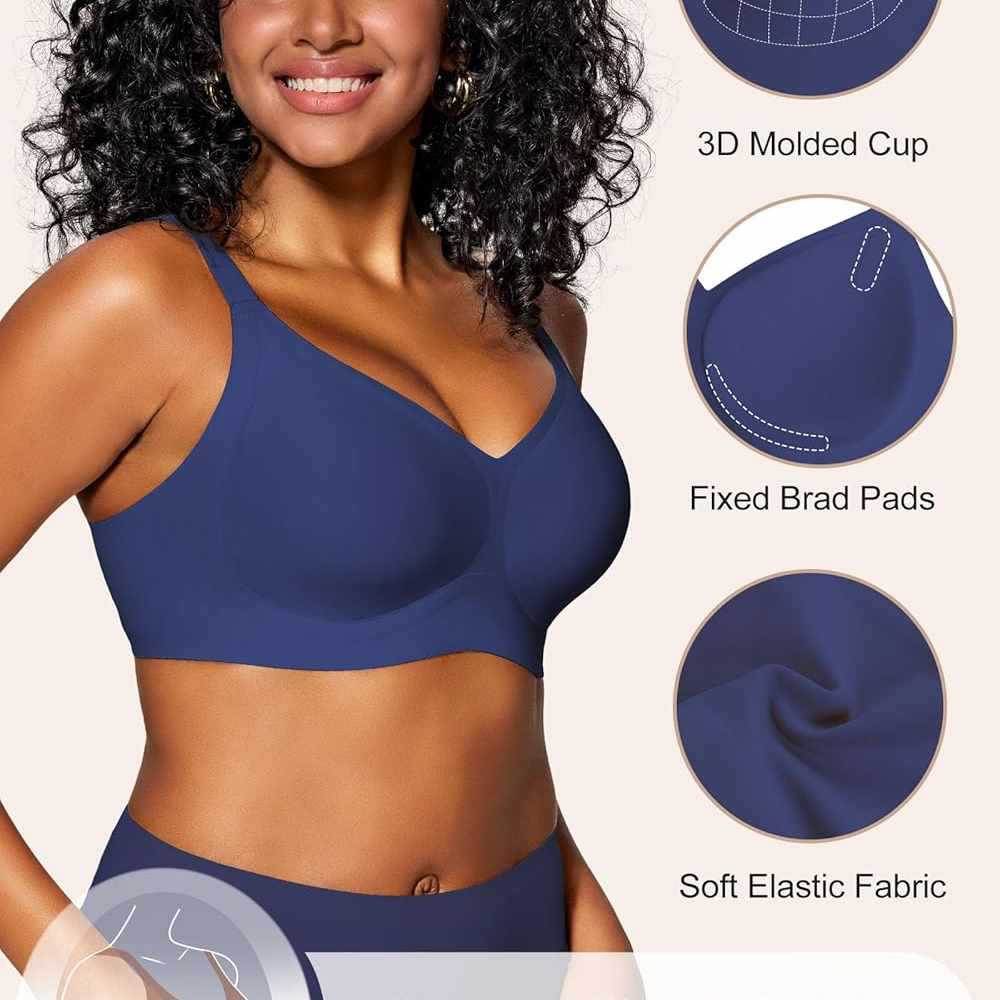 บราไร้โครงสำหรับผู้หญิง บราแบบ - Wirefree Bra Comfort บทวิจารณ์และราคา