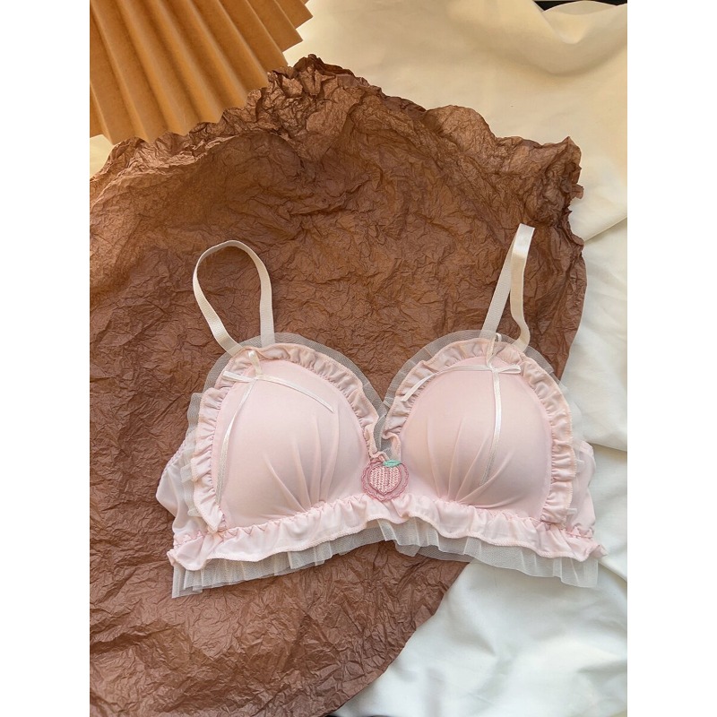 ชุดบราเล็ตทรงสามเหลี่ยมน่ารัก  - Sleep Bra Bralette บทวิจารณ์และราคา